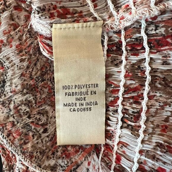 3 for $30! Rw&Co patterned sheer blouse - Picture 6 of 10